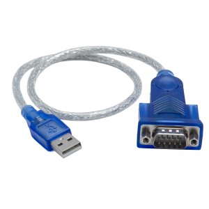 C2G 0.45m USB to DB9 Serial Adapter Cable
