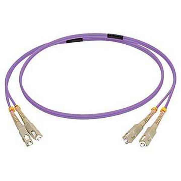 C2G 1M SC/SC OM4 LSZH FIBRE PATCH - VIOLET InfiniBand/fibre optic cable