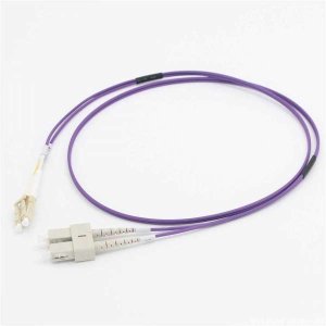 C2G 15M LC/SC OM4 LSZH FIBRE PATCH - VIOLET InfiniBand/fibre optic cable