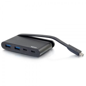 C2G USB-C Hub with USB-A, USB-C and Power Delivery