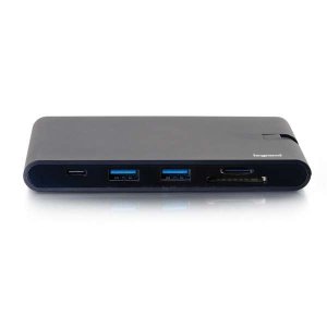 C2G 82117 laptop dock/port replicator USB 2.0 Type-C Black