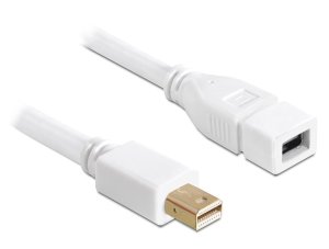 DeLOCK 83144 DisplayPort cable 2 m mini DisplayPort White