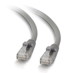 C2G 15m Cat5e Booted Unshielded (UTP) Network Patch Cable - Grey