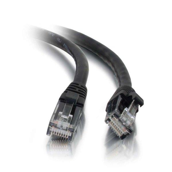 C2G 0.5m Cat5e Booted Unshielded (UTP) Network Patch Cable - Black