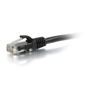 C2G 0.5m Cat5e Booted Unshielded (UTP) Network Patch Cable - Black