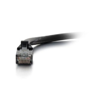 C2G 0.5m Cat5e Booted Unshielded (UTP) Network Patch Cable - Black