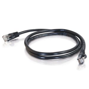 C2G 2m Cat5e Booted Unshielded (UTP) Network Patch Cable - Black