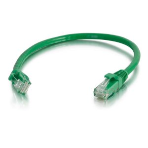 C2G 0.5m Cat5e Booted Unshielded (UTP) Network Patch Cable - Green