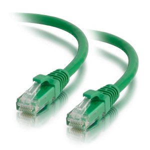 C2G 1m Cat5e Booted Unshielded (UTP) Network Patch Cable - Green