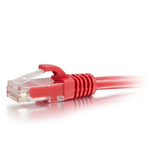 C2G 1m Cat5e Booted Unshielded (UTP) Network Patch Cable - Red