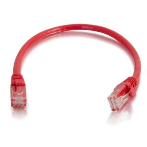 C2G 2m Cat5e Booted Unshielded (UTP) Network Patch Cable - Red