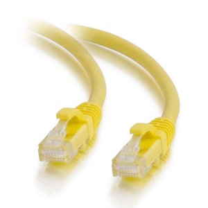 C2G 1m Cat5e Booted Unshielded (UTP) Network Patch Cable - Yellow