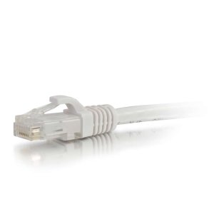 C2G 0.5m Cat5e Booted Unshielded (UTP) Network Patch Cable - White