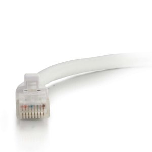 C2G 0.5m Cat5e Booted Unshielded (UTP) Network Patch Cable - White