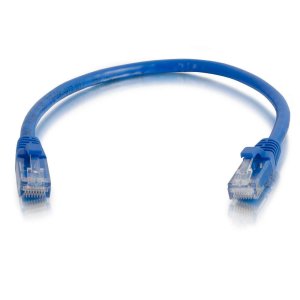 C2G 1m Cat6 Booted Unshielded (UTP) Network Patch Cable - Blue