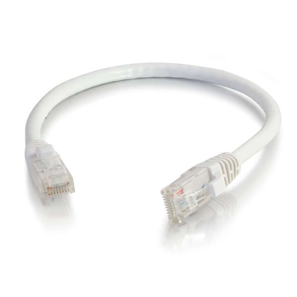 C2G 1m Cat6 Booted Unshielded (UTP) Network Patch Cable - White