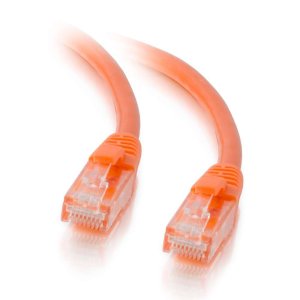 C2G 1m Cat5e Booted Unshielded (UTP) Network Patch Cable - Orange