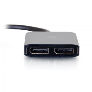 C2G DisplayPort 1.2 to Dual DisplayPort MST Hub