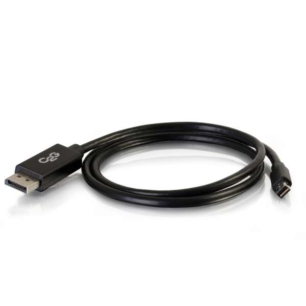 C2G 1m Mini DisplayPort to DisplayPort Adapter Cable 4K UHD - Black