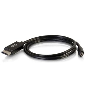 C2G 2m Mini DisplayPortTM to DisplayPortTM Adapter Cable 4K 30Hz - Black