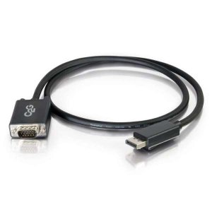 C2G 2m DisplayPort to VGA Adapter Cable - DP to VGA - Black