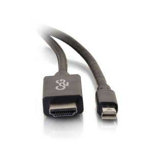 C2G 2m Mini DisplayPort to HDMI Adapter Cable - Mini DP Male to HDMI Female - Black