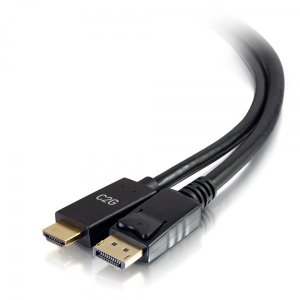 C2G 3ft DisplayPort Male to HDMI Male Passive Adapter Cable - 4K 30Hz