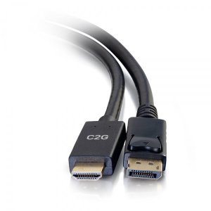 C2G 3ft DisplayPort Male to HDMI Male Passive Adapter Cable - 4K 30Hz