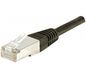 Cat6 RJ45 Outdoor patch cable F/UTP black - 2 m