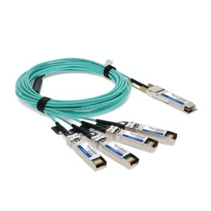 15 m, AOC, QSFP28 - 4x SFP28