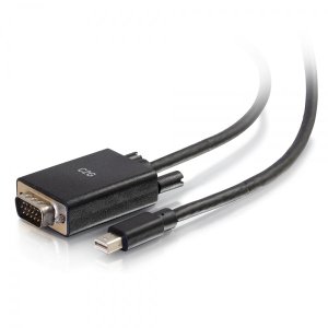 C2G 3ft Mini DisplayPort Male to VGA Male Active Adapter Cable - Black