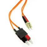 C2G 1m LC/SC LSZH Duplex 62.5/125 Multimode Fibre Patch Cable InfiniBand/fibre optic cable Orange