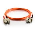 C2G 2m SC/SC LSZH Duplex 50/125 Multimode Fibre Patch Cable InfiniBand/fibre optic cable (2) SC Orange