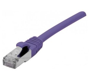 Cat6A RJ45 Patch cable F/UTP LSZH snagless purple - 7,5 m