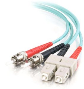 C2G 85525 InfiniBand/fibre optic cable 5 m SC ST OFNR Turquoise