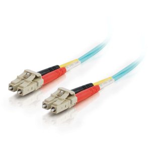 C2G 85555 InfiniBand/fibre optic cable 15 m LC OFNR Turquoise
