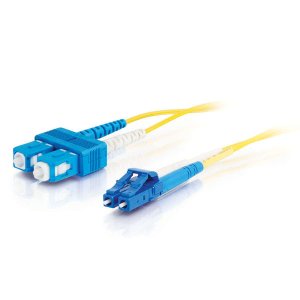 C2G 85589 InfiniBand/fibre optic cable 5 m LC SC OFNR Yellow