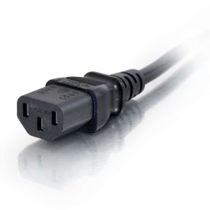 C2G 0.5m 18 AWG Computer Power Extension Cord (IEC320C13 to IEC320C14)