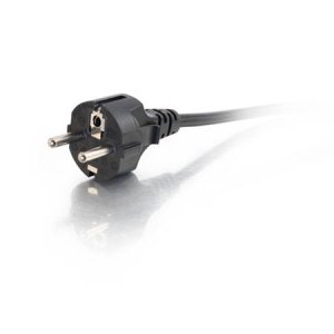 C2G 0.5m Universal Power Cord Black