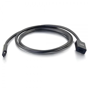 C2G 3ft USB-C to C 3.1 (Gen 2) Male to Female Extension Cable (10Gbps)