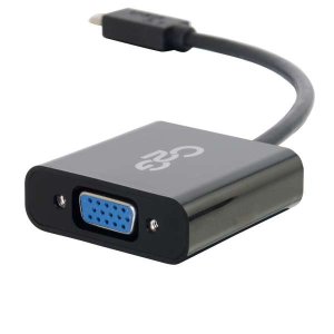 C2G USB 3.1 USB Type C to VGA Adapter - USB C to VGA Black