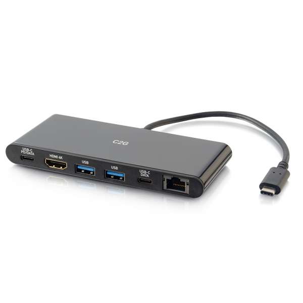 C2G 28845 laptop dock/port replicator Wired USB 3.2 Gen 1 (3.1 Gen 1) Type-C Black