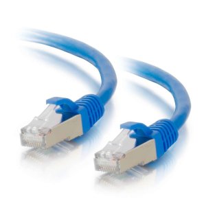 C2G 3m Cat6a Booted Shielded (STP) Network Patch Cable - Blue