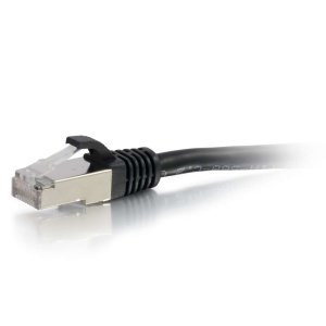 C2G 2m Cat6a Booted Shielded (SSTP) Network Patch Cable - Black