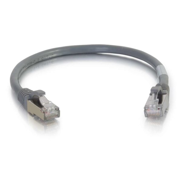 C2G Cat6a SSTP 0.3m networking cable Grey S/FTP (S-STP)