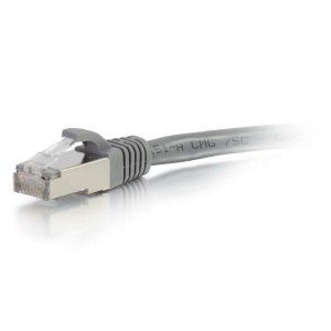 C2G Cat6a SSTP 0.3m networking cable Grey S/FTP (S-STP)