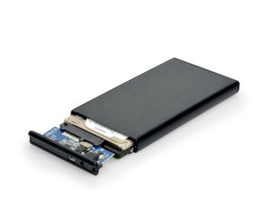Port Designs 900030 storage drive enclosure SSD enclosure Black 2.5″