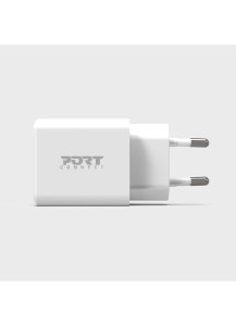 Port Designs 900069-EU mobile device charger Smartphone, Tablet White AC Fast charging Indoor