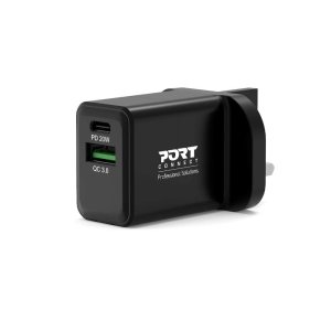 Port Designs 900069-UK mobile device charger Smartphone, Tablet White AC Fast charging Indoor