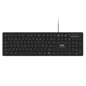 Port Designs 900752-UK keyboard USB QWERTY UK English Black